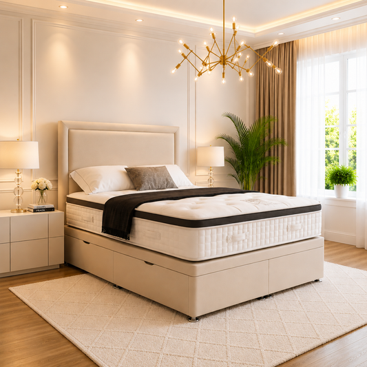 Silentnight Side Lift Up Divan Ottoman Bed
