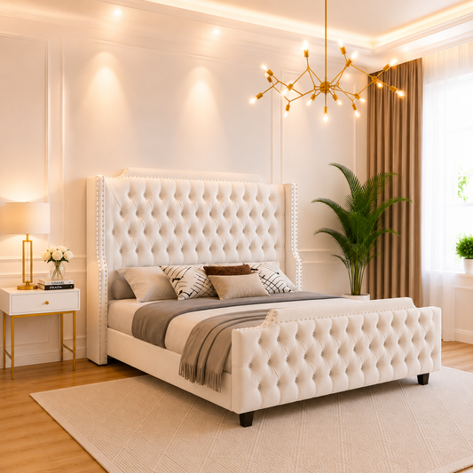 Sultan Chesterfield Winged Bed Frame