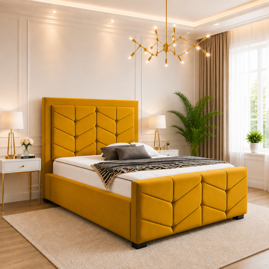 Nest Upholstered Luxury Bed Frame