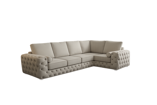 Milton L Shape Luxury Chesterfield Sofa
