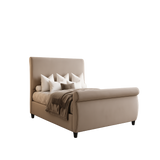 Salvatore Plain Sleigh Bed Frame