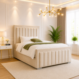 Lexi Panel Bumperbar Upholstered Bed Frame