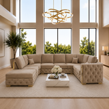 Maxwell Chesterfield U Shape Sofa