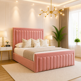 Lexi Panel Bumperbar Upholstered Bed Frame