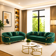 Piano Chesterfield Modern 3+2 Seater Sofa