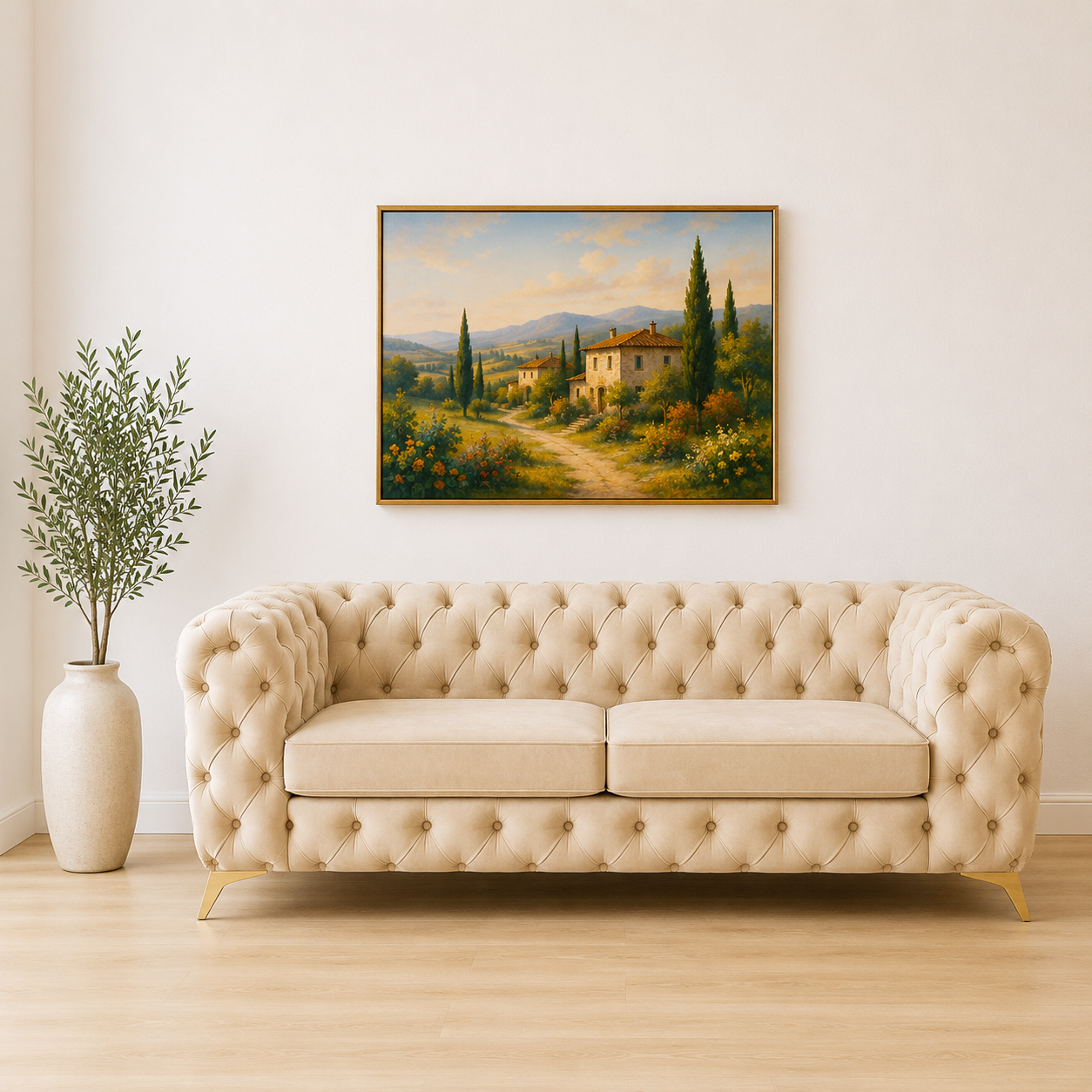 Caro Chesterfield 3 Seater Sofa
