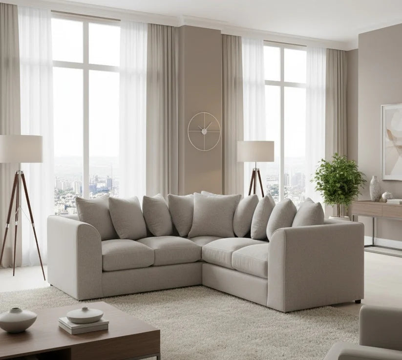 Neeli Upholstered Modern Corner Sofa