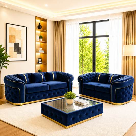 Naomi Chesterfield Ambassador 3 + 2 Seater Sofa