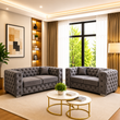 Miami Chesterfield Luxury 3+2 Seater Sofa