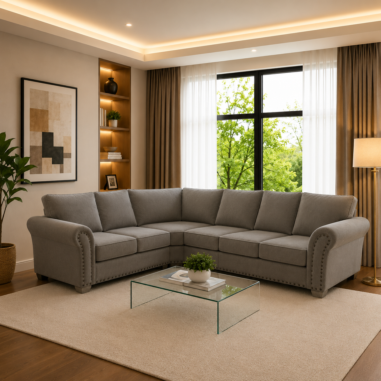 Narci L Shape Corner Sofa