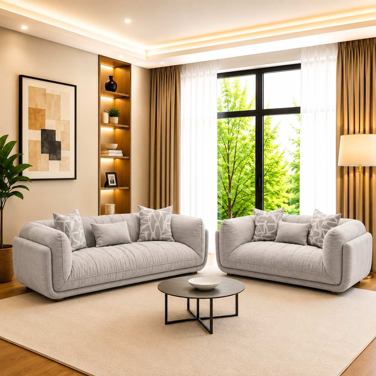 Oxfor Luxury 3+2 Seater Sofa