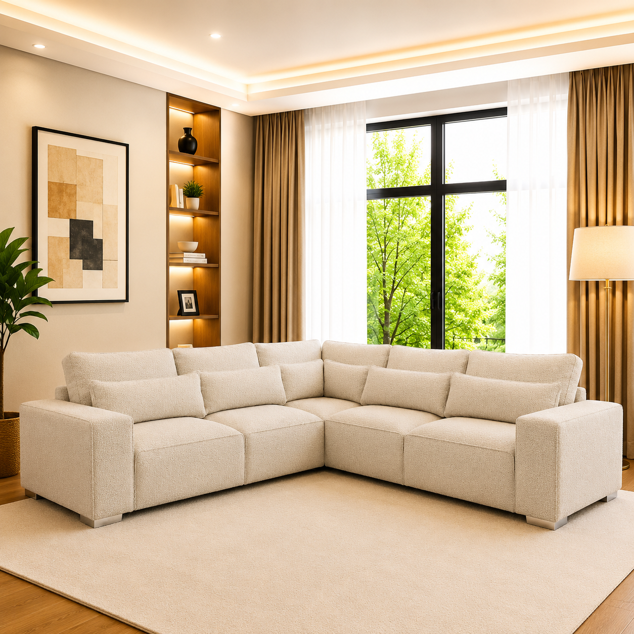 Manchester Sectional Luxury Corner Sofa