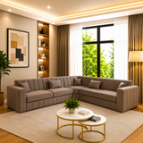 Marci Linestyle Upholstered Corner Sofa