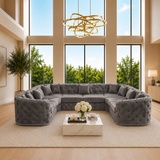 Meo Chesterfield Ambassador U Shape Sofa
