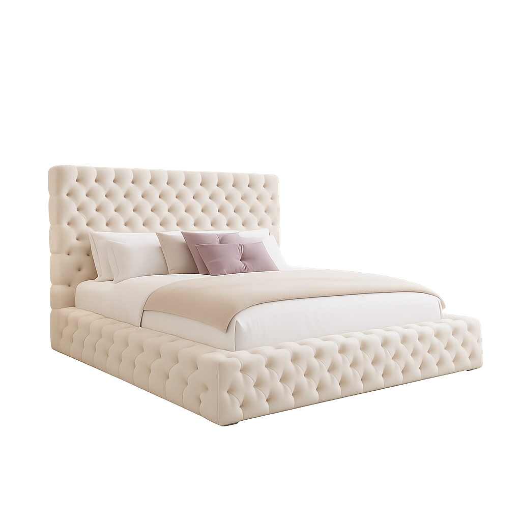 Mercury Cream Ambassador Bed Frame