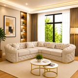 Nelson Chesterfield Ambassador Sofa with Golden Trims