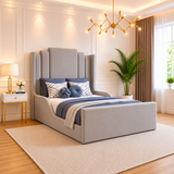 Mike Steps Pane Winged Kids Bed Frame
