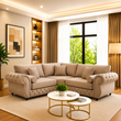 Elvin Chesterfield Upholstered Corner Sofa