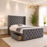 Kendra Chesterfield Winged Bed
