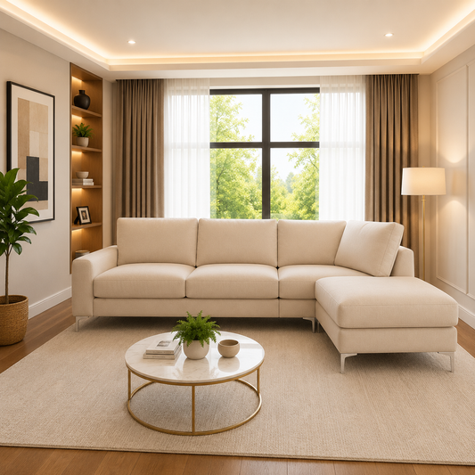 Mariana L Shape Modern Sofa