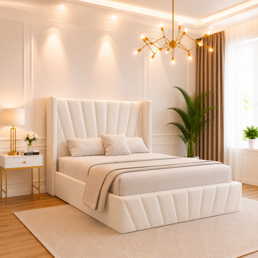 Monal Sunshine Wingback Bed Frame