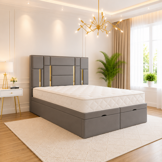 Emanuel Art Deco Divan Ottoman Bed