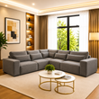 Glasgow Grace Corner Sofa in Plush Velvet