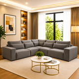 Glasgow Grace Corner Sofa in Plush Velvet