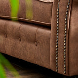 Primo Modern Faux Leather Corner Sofa