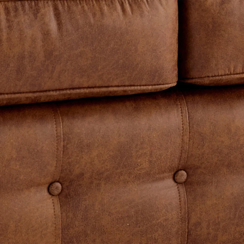 Primo Modern Faux Leather Corner Sofa