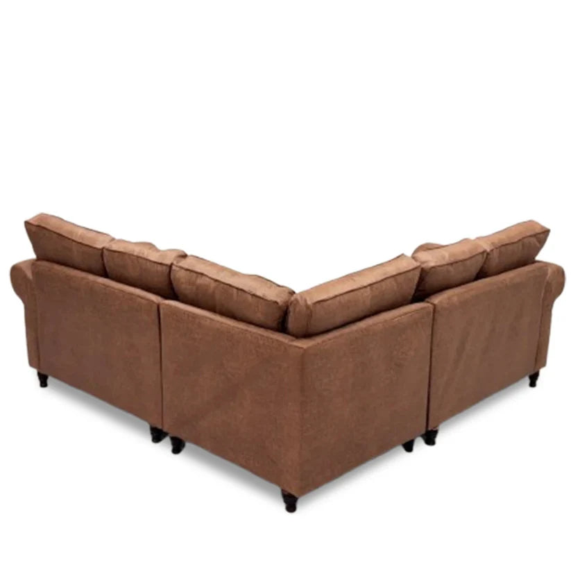 Primo Modern Faux Leather Corner Sofa