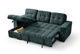 Sharon Luxury L Shape Sofa Bed With Storage