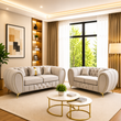 Manto Luxury 3 +2 Seater Sofa