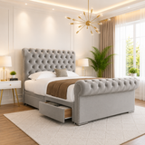 Kiara Sleigh Divan Bed