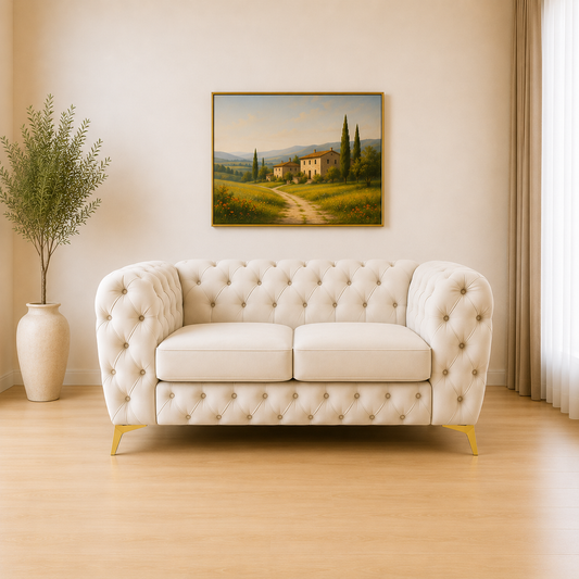 Lama Chesterfield 2 Seater Sofa