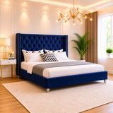 Oldham Chesterfield Wingback Bed Frame