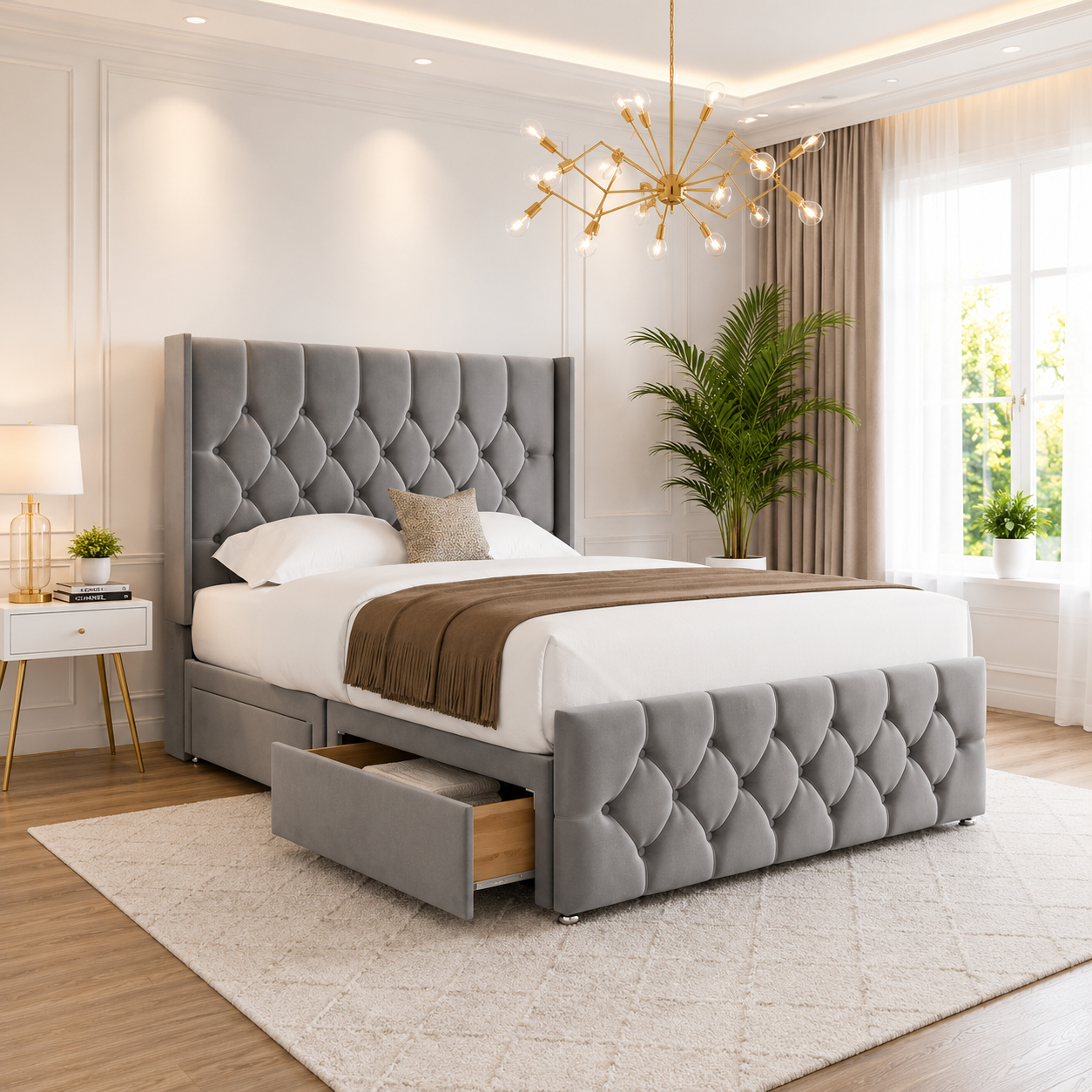 Sandal Chesterfield Divan Bed