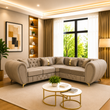 Tammy Round Chesterfield Corner Sofa