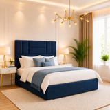 Marcie Tiles Upholstered Bed Frame