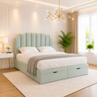 Tobby Panelled Divan Ottoman Bed Frame