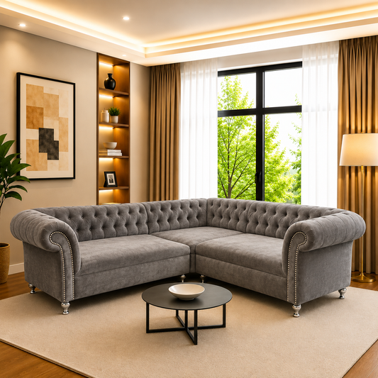 Siefa Chesterfield Corner Sofa