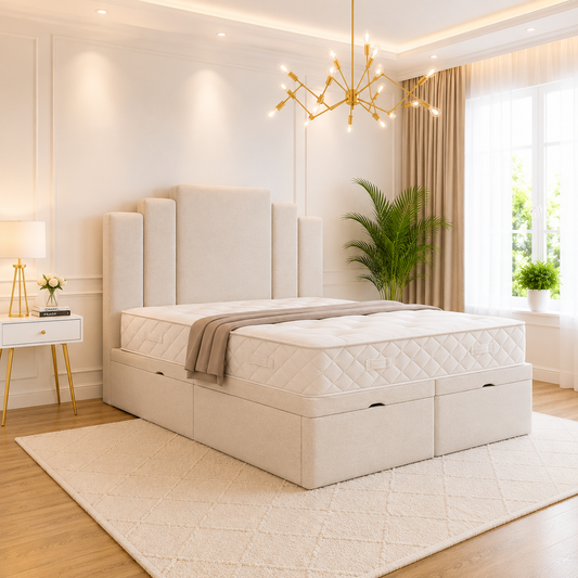 Pamela Steps Panel Divan Ottoman Bed
