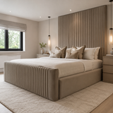 Nelson Linestyle Luxury Bed Frame With High Headboard