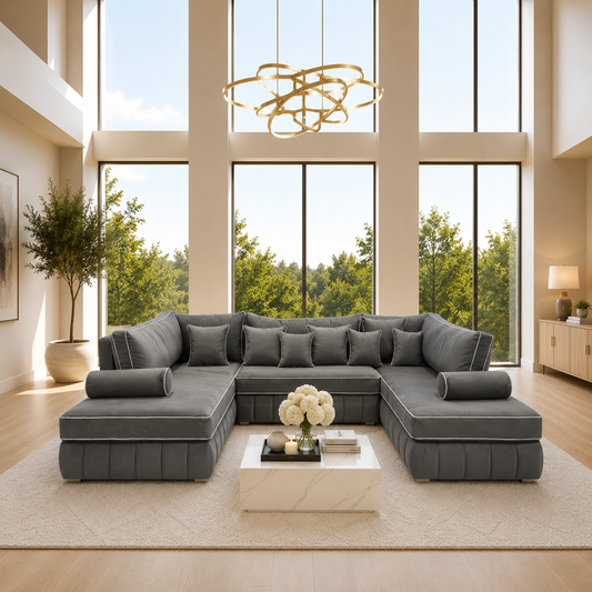 Hustler Lounge Luxurious U-Shaped Sofa
