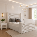 Kelvin Winged Chesterfield TV Bed Frame