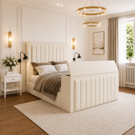 Mandy Linestyle TV Bed Frame